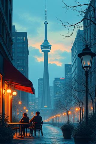 Book cover for 'Toronto Echoes' by a local author